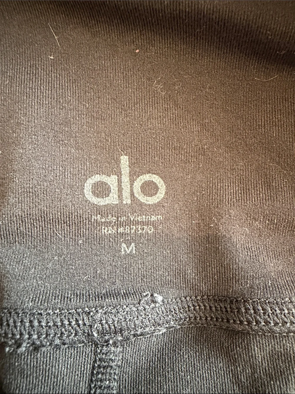 Alo Yoga High Waist Goddess Legging Size Medium black with pink leggings